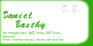 daniel basthy business card